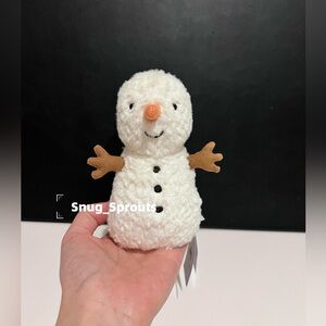 AUTHENTIC‼️ NWT Jellycat Wee Snowman - Retired- FAST SHIPPING